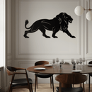Majestic Lion Metal Wall Art - Steel Wall Decor for Home and Office -KAF002
