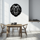 Lion Head Metal Wall Art - Steel Wall Decor for Home and Office - KAF003