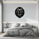 Lion Head Metal Wall Art - Steel Wall Decor for Home and Office - KAF003