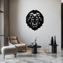 Lion Head Metal Wall Art - Steel Wall Decor for Home and Office - KAF003