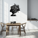 Hair Stylist Metal Wall Art - Steel Wall Decor for Salons and Studios - KAF004