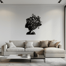 Hair Stylist Metal Wall Art - Steel Wall Decor for Salons and Studios - KAF004