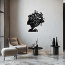 Hair Stylist Metal Wall Art - Steel Wall Decor for Salons and Studios - KAF004