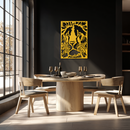 Tiger Face Metal Wall Art - Steel Wall Decor for Home and Office - KAF005