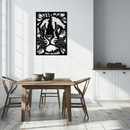 Tiger Face Metal Wall Art - Steel Wall Decor for Home and Office - KAF005