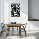 Tiger Face Metal Wall Art - Steel Wall Decor for Home and Office - KAF005