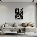 Tiger Face Metal Wall Art - Steel Wall Decor for Home and Office - KAF005