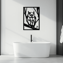 Owl Metal Wall Art - Steel Wall Decor for Home and Office - KAF006