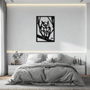 Owl Metal Wall Art - Steel Wall Decor for Home and Office - KAF006