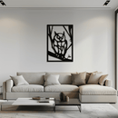 Owl Metal Wall Art - Steel Wall Decor for Home and Office - KAF006