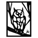 Owl Metal Wall Art - Steel Wall Decor for Home and Office - KAF006
