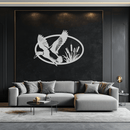 Flying Duck Metal Wall Art - Steel Wall Decor for Home and Cabin - KAF007