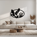 Flying Duck Metal Wall Art - Steel Wall Decor for Home and Cabin - KAF007