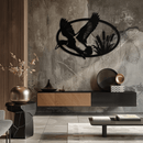 Flying Duck Metal Wall Art - Steel Wall Decor for Home and Cabin - KAF007