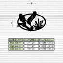 Flying Duck Metal Wall Art - Steel Wall Decor for Home and Cabin - KAF007