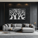 Tree Panel Metal Wall Art - Steel Wall Decor for Home and Office - KAF009