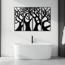 Tree Panel Metal Wall Art - Steel Wall Decor for Home and Office - KAF009