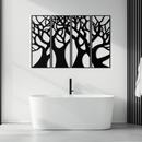 Tree Panel Metal Wall Art - Steel Wall Decor for Home and Office - KAF009