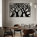 Tree Panel Metal Wall Art - Steel Wall Decor for Home and Office - KAF009