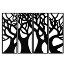Tree Panel Metal Wall Art - Steel Wall Decor for Home and Office - KAF009