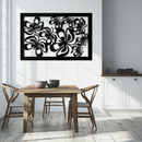 Floral Burst Metal Wall Art - Steel Wall Decor for Home and Office - KAF016