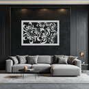 Floral Burst Metal Wall Art - Steel Wall Decor for Home and Office - KAF016