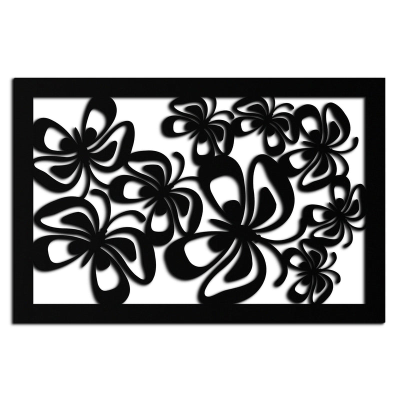 Floral Burst Metal Wall Art - Steel Wall Decor for Home and Office - KAF016