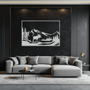 Mountain Moose Metal Wall Art - Steel Wall Decor for Home and Cabin - KAF020