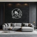 Love Birds Metal Wall Art - Romantic Steel Wall Decor for Home and Bedroom - KAF023