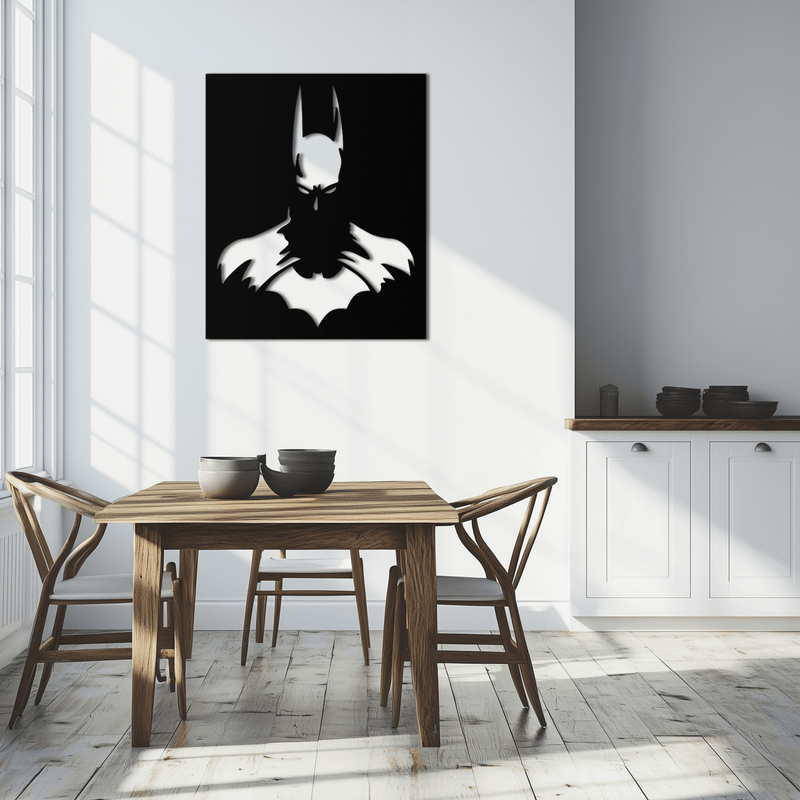 Dark Knight Metal Wall Art - Modern Steel Wall Decor - KAF034