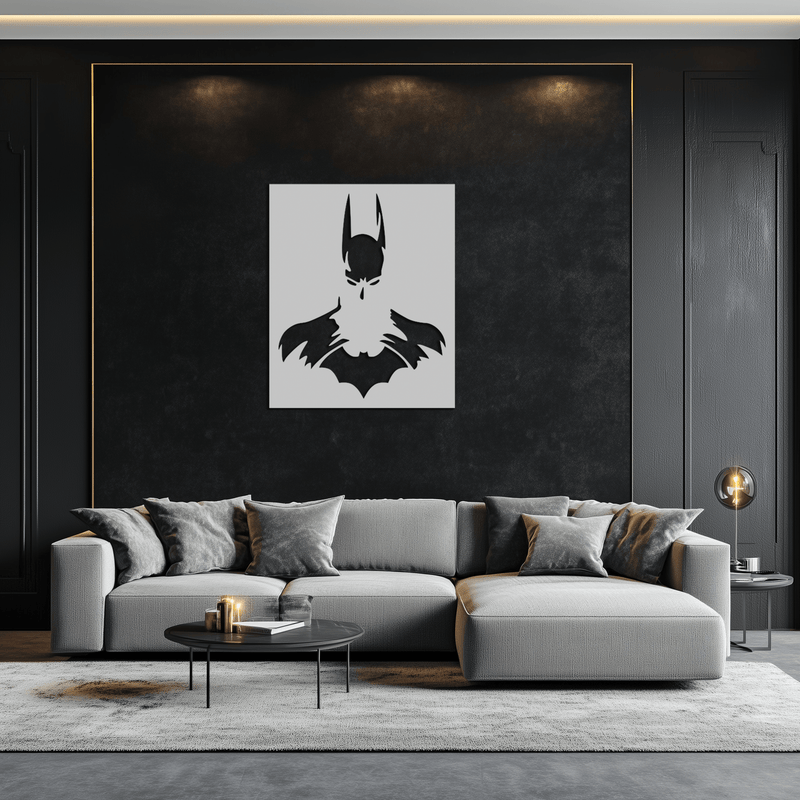 Dark Knight Metal Wall Art - Modern Steel Wall Decor - KAF034