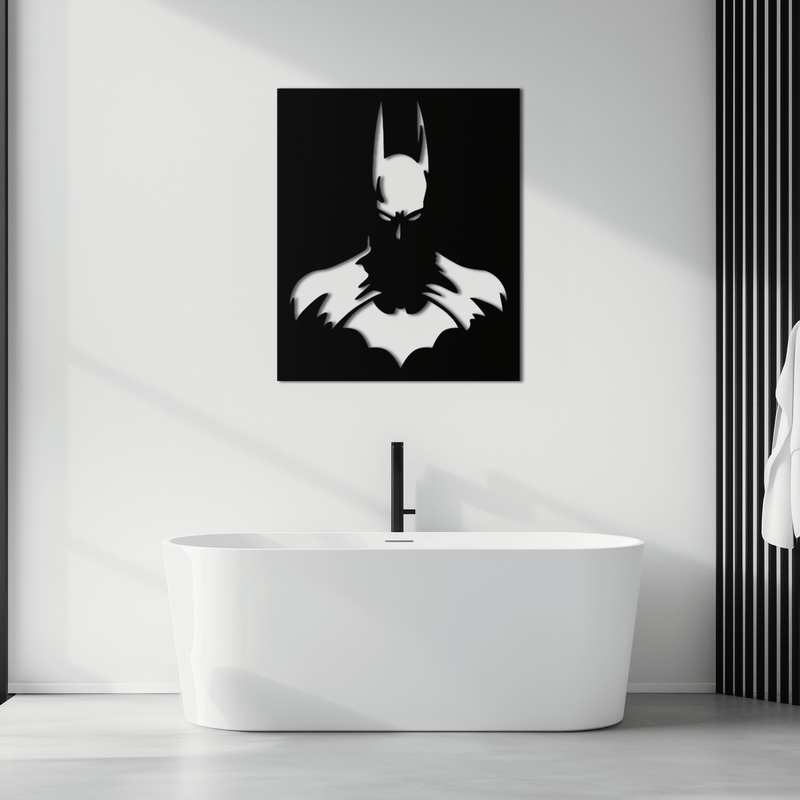 Dark Knight Metal Wall Art - Modern Steel Wall Decor - KAF034