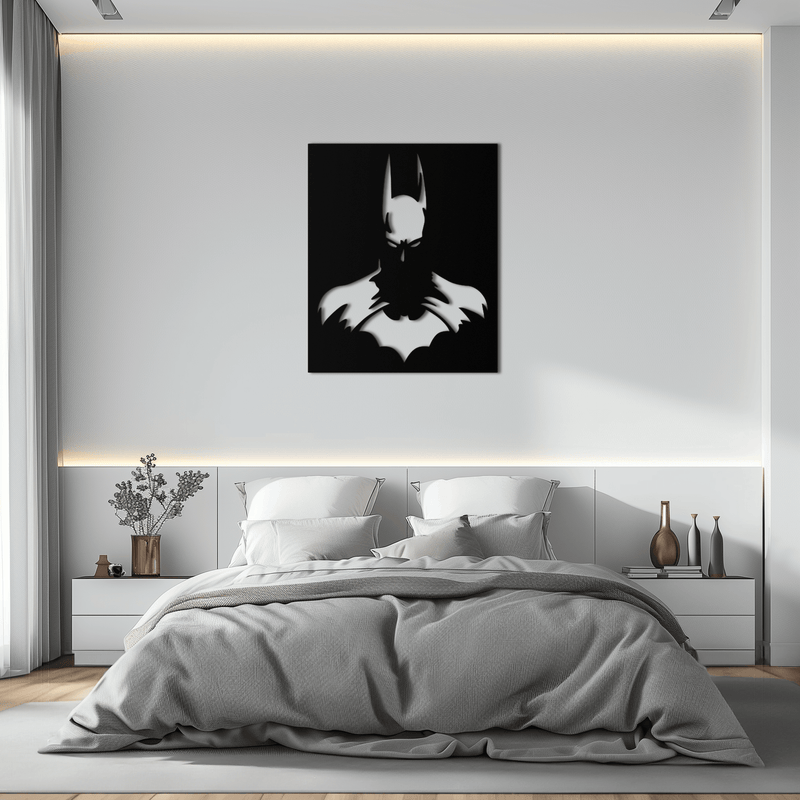 Dark Knight Metal Wall Art - Modern Steel Wall Decor - KAF034