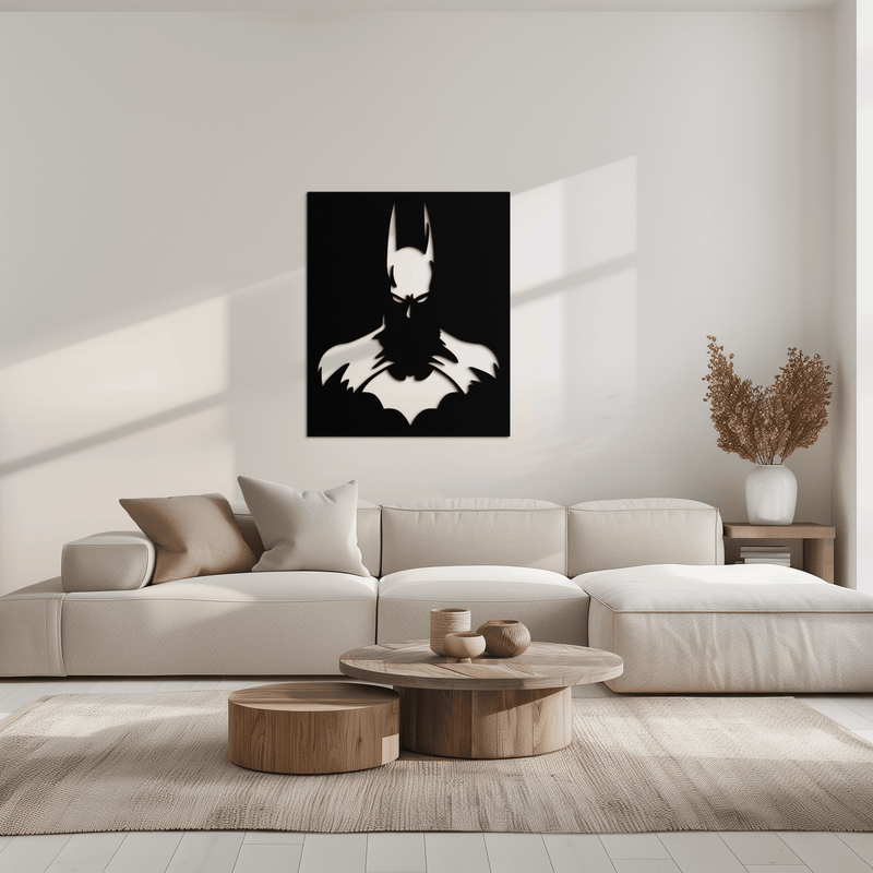 Dark Knight Metal Wall Art - Modern Steel Wall Decor - KAF034