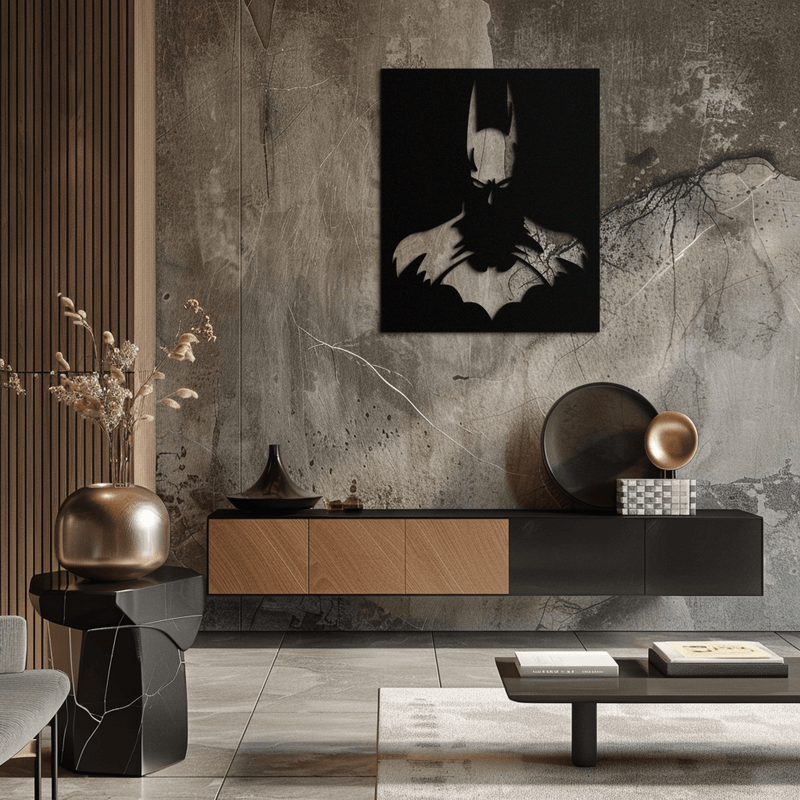 Dark Knight Metal Wall Art - Modern Steel Wall Decor - KAF034