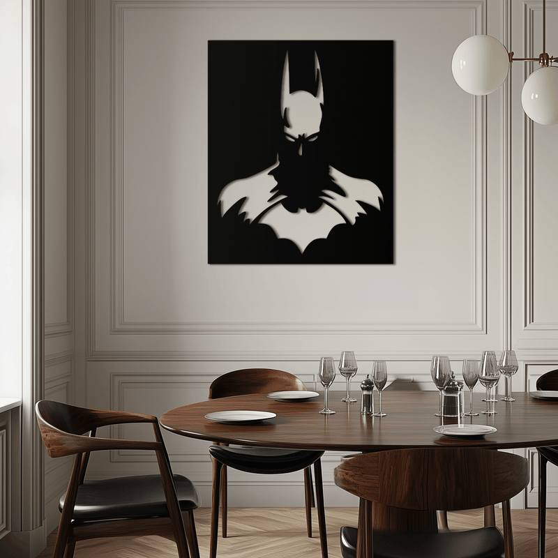 Dark Knight Metal Wall Art - Modern Steel Wall Decor - KAF034