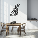 Rooster Metal Wall Art - Modern Farmhouse Steel Decor - KAF037