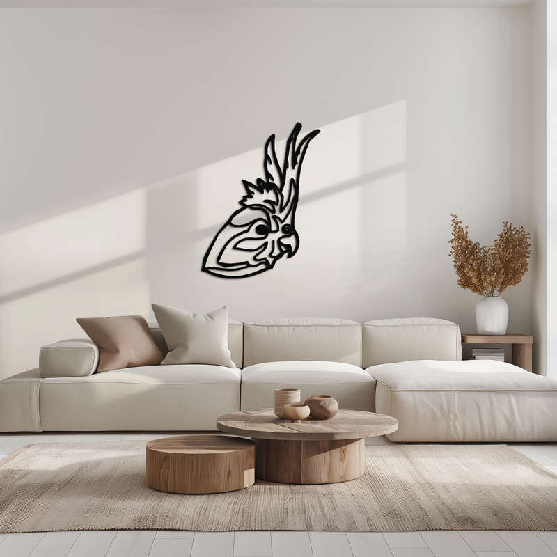 Rooster Metal Wall Art - Modern Farmhouse Steel Decor - KAF037