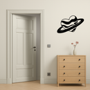 Planet Heart Silhouette Metal Wall Art – Cosmic Love Design - KAFGP043