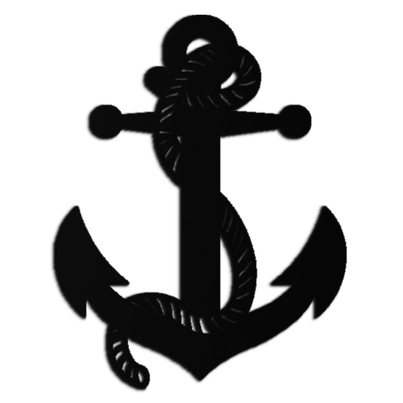 Nautical Anchor Metal Wall Art - Steel Wall Decor for Home and Office - KAF044