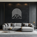 Minimalist Line Art Woman Metal Wall Art - Modern Steel Wall Decor - KAF045