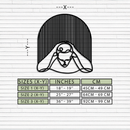 Minimalist Line Art Woman Metal Wall Art - Modern Steel Wall Decor - KAF045