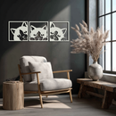 Curious Cats Metal Wall Art - Modern Minimalist Feline Decor - KAF051