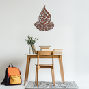 Islamic Calligraphy Metal Wall Art - Elegant Arabic Script Decor - KAF062