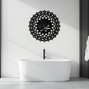 Sacred Muhammad Metal Wall Art - Elegant Islamic Calligraphy Decor - KAF070