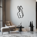 Abstract Female Line Art Metal Wall Decor - KAF082