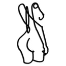 Abstract Female Line Art Metal Wall Decor - KAF082