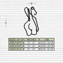 Abstract Female Line Art Metal Wall Decor - KAF082