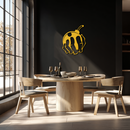 Bomb Hand Metal Wall Art - Edgy Modern Steel Decor - KAF085