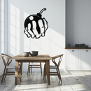 Bomb Hand Metal Wall Art - Edgy Modern Steel Decor - KAF085